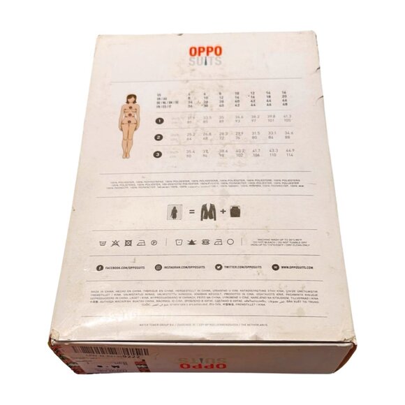 Opposuit Womans Suit Festive Girl Jacket Skirt Size 4 Christmas Holiday New - Picture 7 of 13